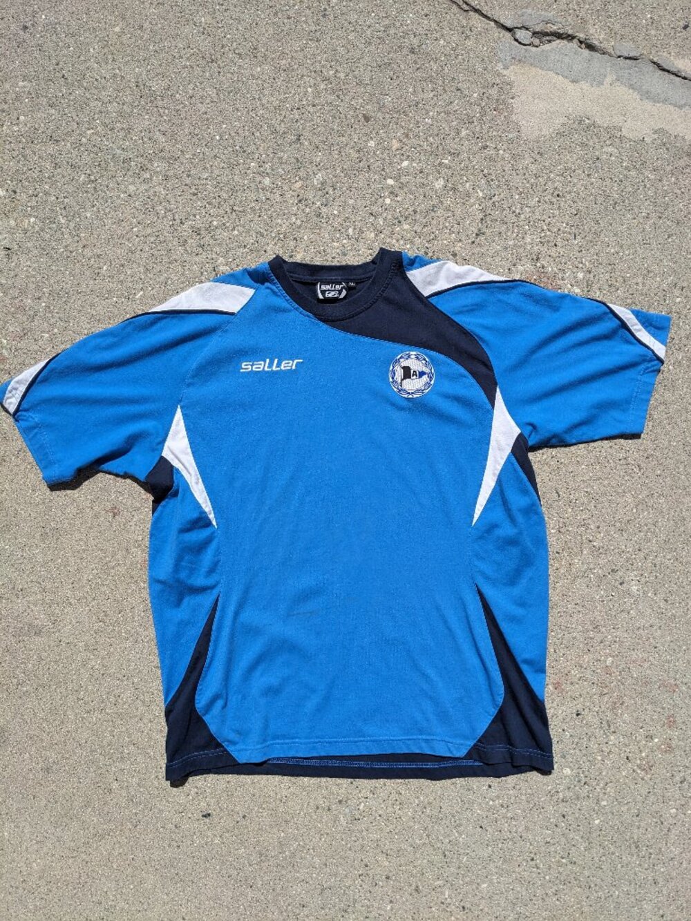 Saller ARMINIA BIELEFELD Cotton Soccer Jersey L - bundesliga germany adidas nike